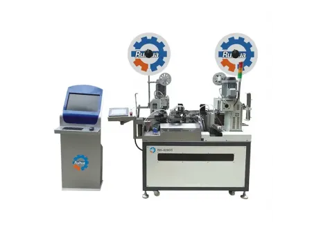 Automatic Two-Sided Cold-Pressed Terminal Crimping and Marking Machine