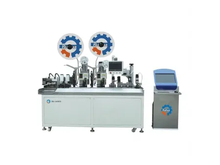 Automatic Two-Sided Terminal Crimping and Heat Shrink Tube Marking Machine