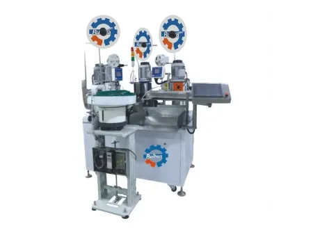 Automatic Thermal Fuse Crimping and Heat Shrinking Machine