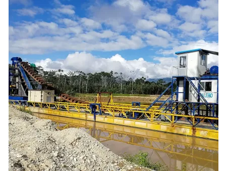 Bucket Ladder Mining Dredger