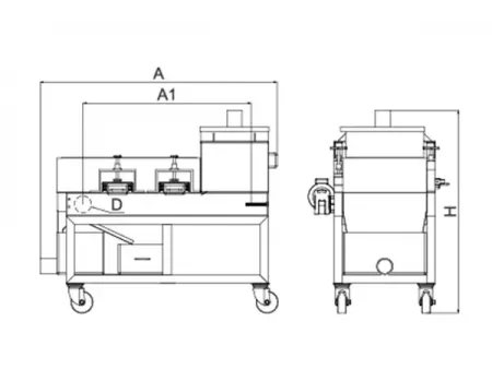 Cross Belt Magnetic Drum Separator