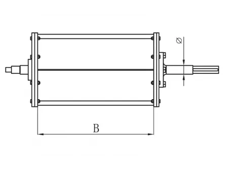 Half Magnetic Drum