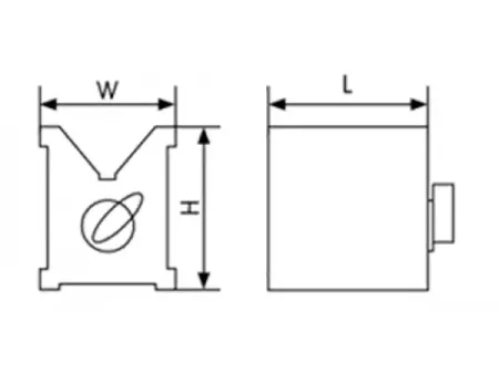 Magnetic Triangle Stand (90 Degree V Angle)