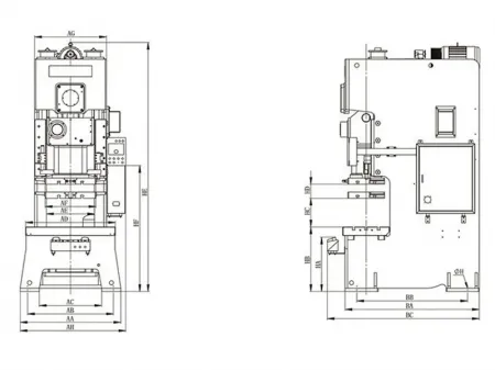 Single Point Gap Frame Press