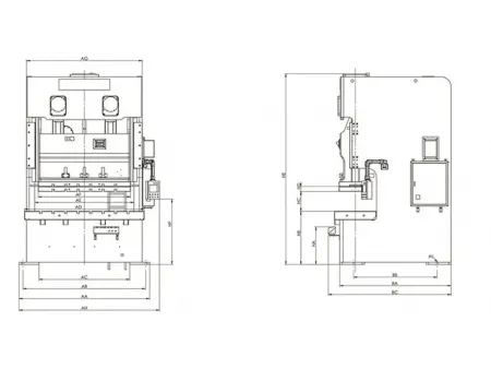 C-Frame Double Crank Stamping Press
