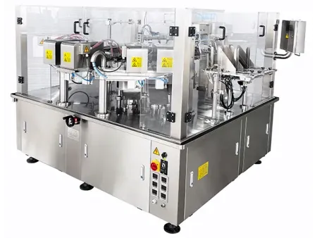 Automatic Dual-Lane Rotary Premade Pouch Packaging Machine