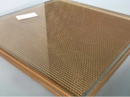 Metal Mesh Laminated Glass