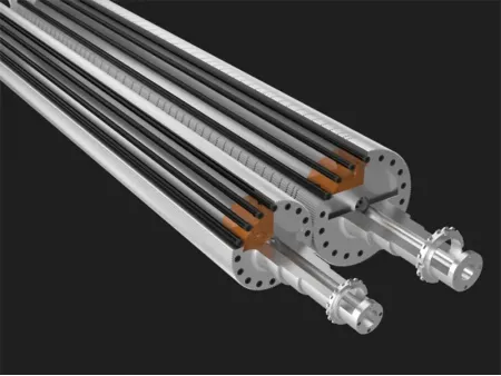 Peripheral Heating Corrugating Rolls