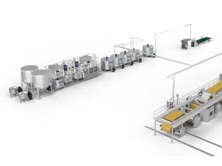 Corrugated Starch Adhesive Mixing System