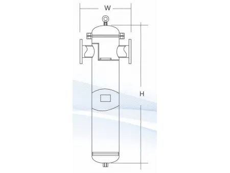 Flanged Compressed Air Filters -  TRF* Series