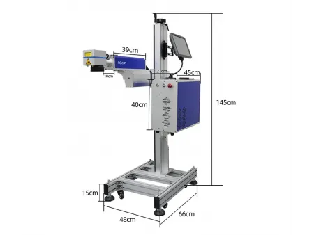 Online Flying Fiber Laser Marking Machine