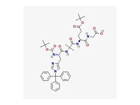 Boc-His(Trt)-Aib-Glu(OtBu)-Gly-OH