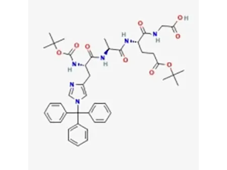 Boc-His(Trt)-Ala-Glu(OtBu)-Gly-OH