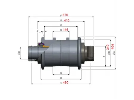 Track Roller for Komatsu PC2000 Excavator