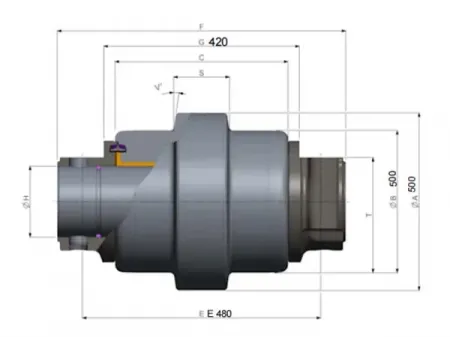 Track Roller for Komatsu PC3000 Excavator