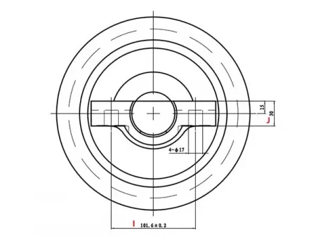Track Roller for Caterpillar D5B Bulldozer