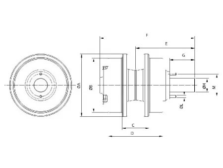Carrier Roller for Komatsu D39 Bulldozer