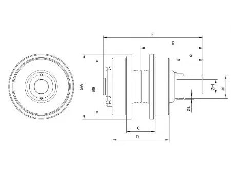 Carrier Roller for Komatsu D31 Bulldozer