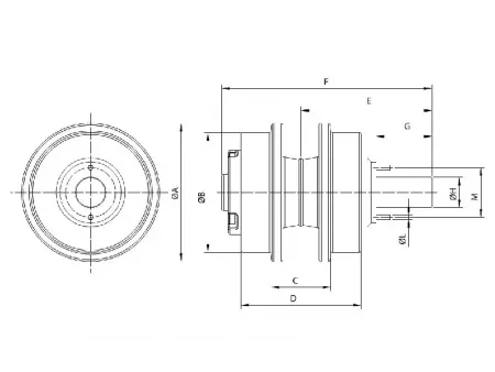 Carrier Roller for Volvo EC210 Excavator