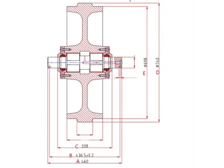 Front Idler for Caterpillar D8 Bulldozer