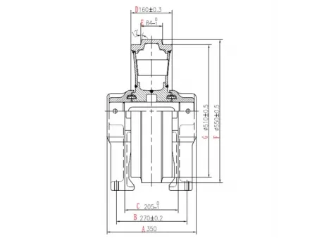 Idler for Caterpillar E320 Excavator