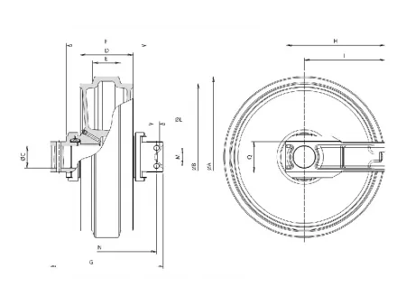 Idler for Volvo EC210 Excavator