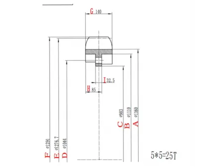 Sprocket Segment for Komatsu D475 Bulldozer
