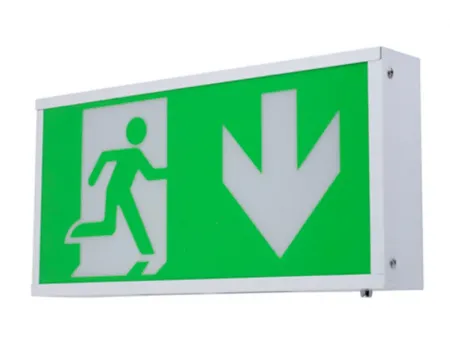 LE2914 Single Face LED Emergency Exit Box with Metal Housing