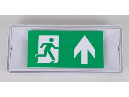 LE515-11 Waterproof LED Emergency Exit Sign Bulkhead (11 SMD2835 LEDs)