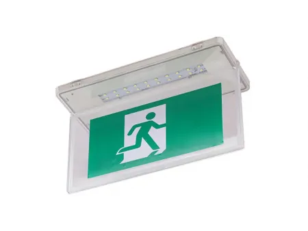 LE517 Waterproof LED Emergency Exit Sign Bulkhead (20 SMD2835 LEDs)