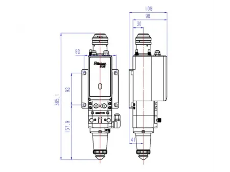3kW Fiber Laser Cutting Head