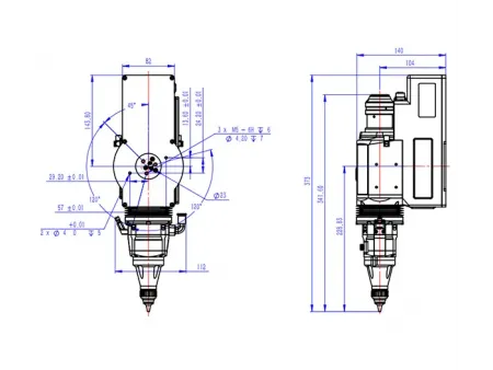 3kW 3D Robotic Laser Cutting Head