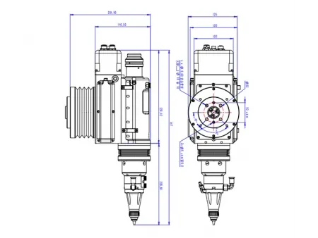 4kW 3D Robotic Laser Cutting Head