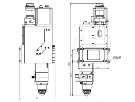 4kW Laser Scanner Cutting Head