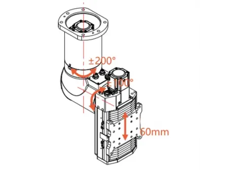 Rotary Axis for Fiber Laser Cutting Head