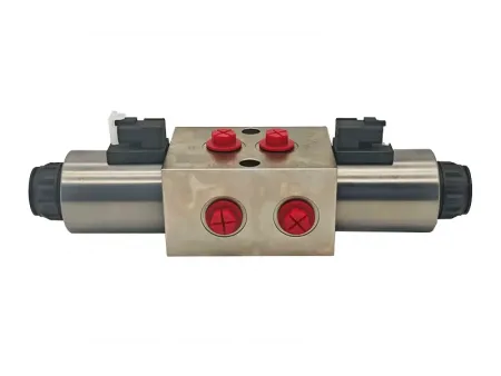 3 Position 6 Way  Solenoid Directional Valve