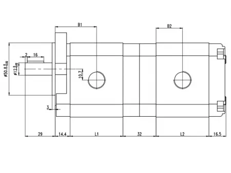 HGP Series  External Gear Pumps   (Double Pump/Tandem Pump)