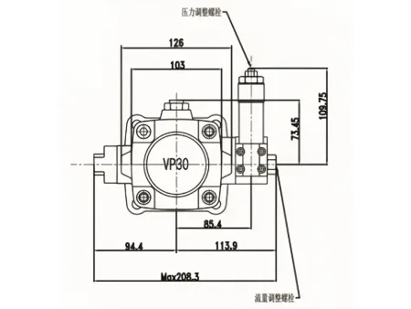 HVP Series  Medium Pressure Variable Displacement Vane Pump