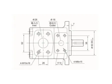 High Pressure Fixed Displacement Vane Pump