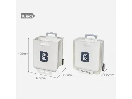 2-Wheel Foldable Box Trolley