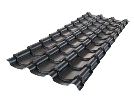 Antique-Style Color-Coated Steel Roofing Tiles