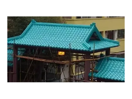 Antique-Style Color-Coated Steel Roofing Tiles