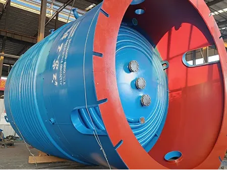 Glass Lined Reactor, Half Pipe Coil Jacketed