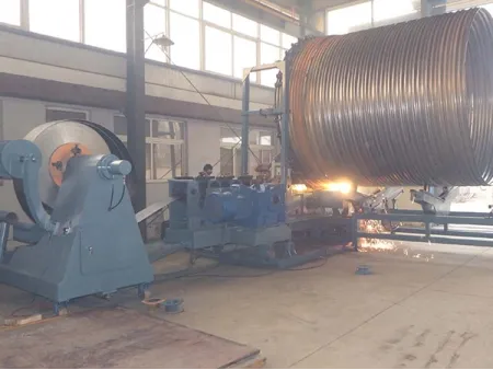 Corrugated Metal Pipe Machine