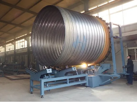 Corrugated Metal Pipe Machine