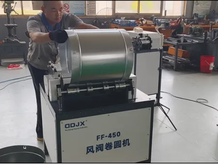 Duct Damper Rounding Machine