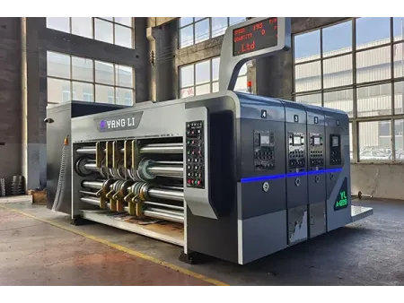 Printer Slotter Rotary Die Cutter with Lead Edge Feeder, CZYL-A