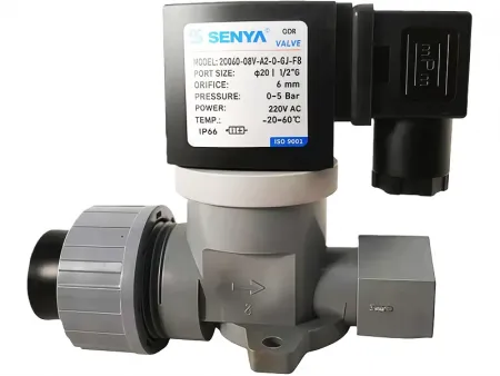 2C Series  CPVC 2/2-Way Solenoid Valve