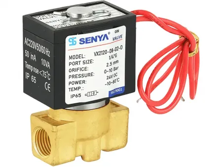 VX2120 Series  Brass 2/2-Way Solenoid Valve