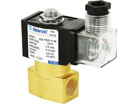 KSD Series  Brass 3/2-Way Solenoid Valve